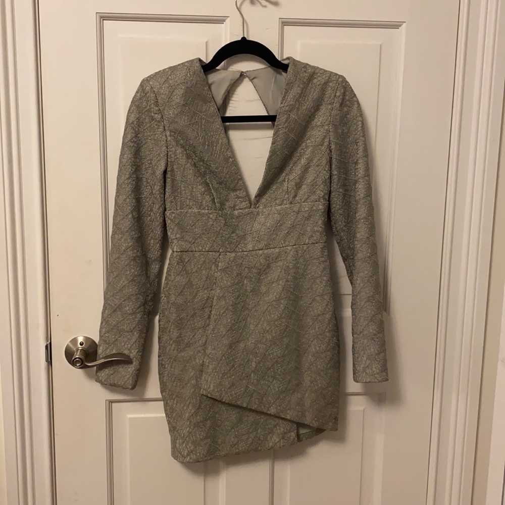 Long sleeve mini dress